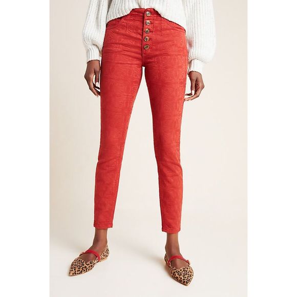 Pilcro and the Letterpress Pants - SALE Anthropologie Pilcro Skinny Pants 29 Petite